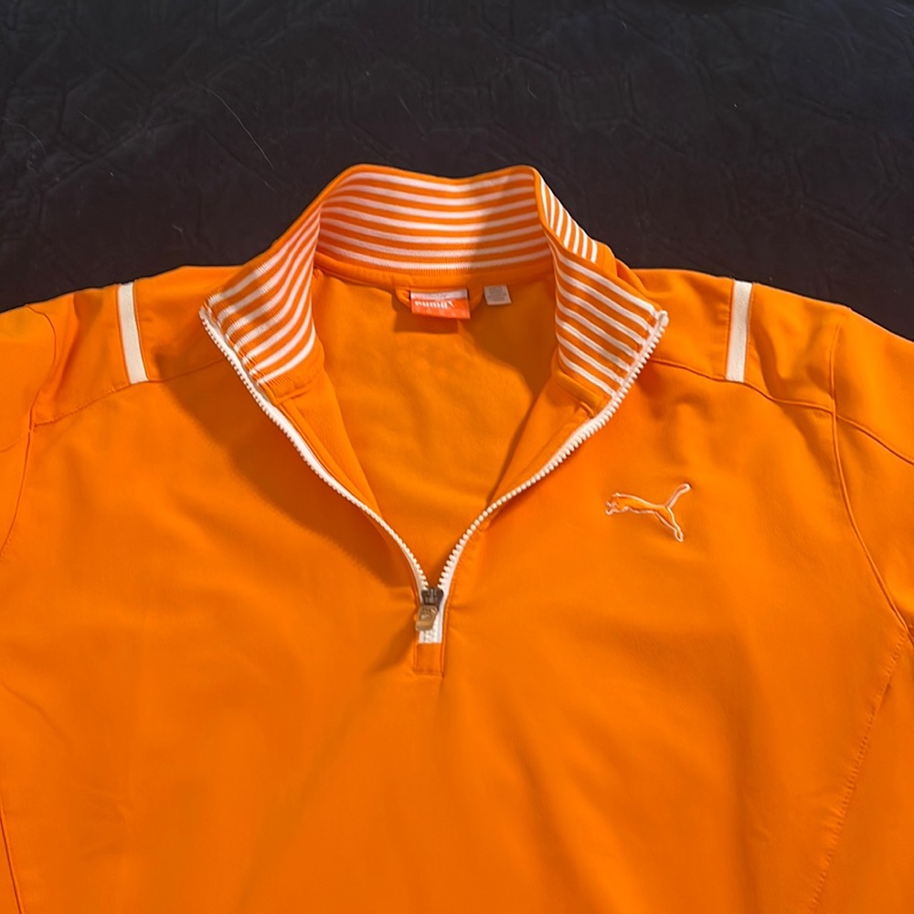 Mens Puma golf heavy collar 1/4 zip